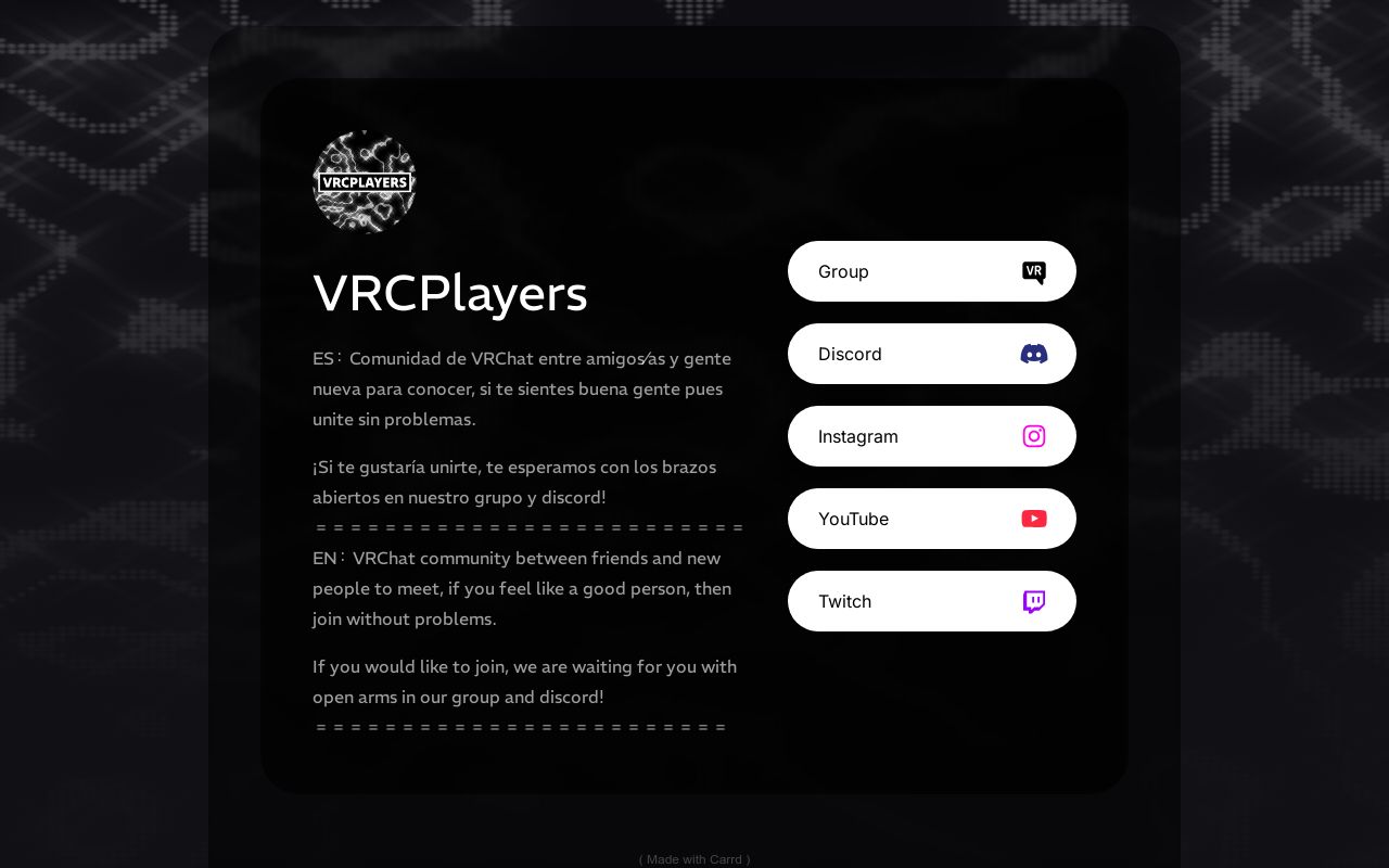 VRCPlayers | Community VRChat